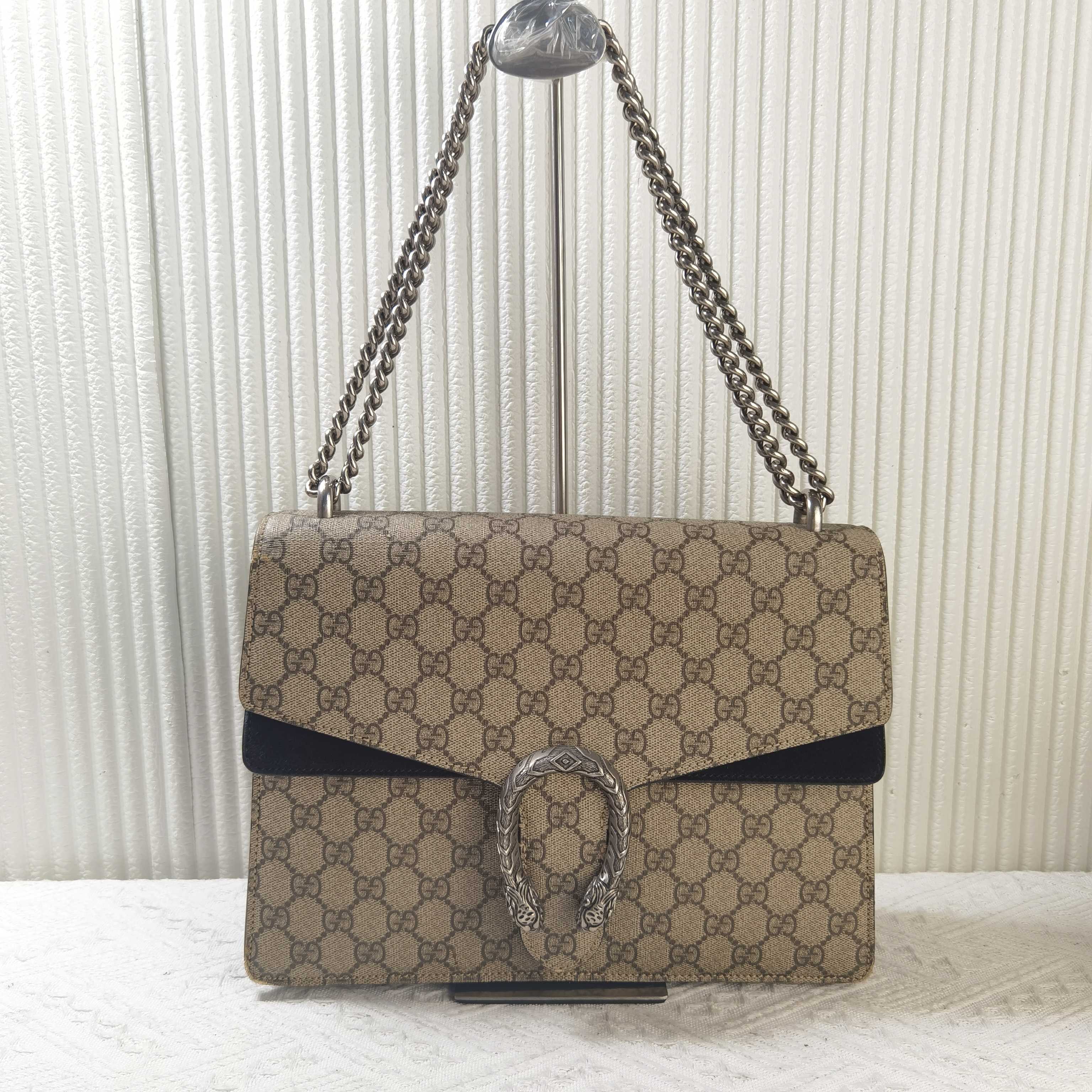 95新 GUCCI/古驰 Gucci古驰酒神链条包单肩包