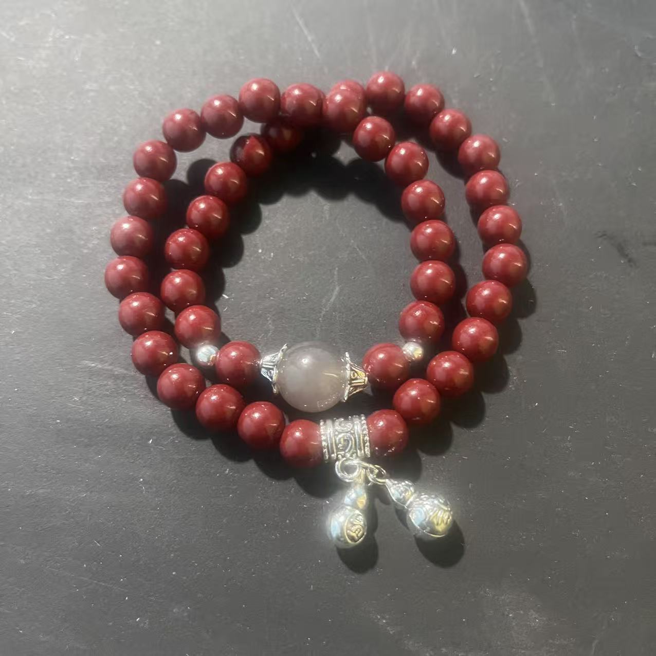 含辰砂工艺品精品手串XY156（无礼盒）