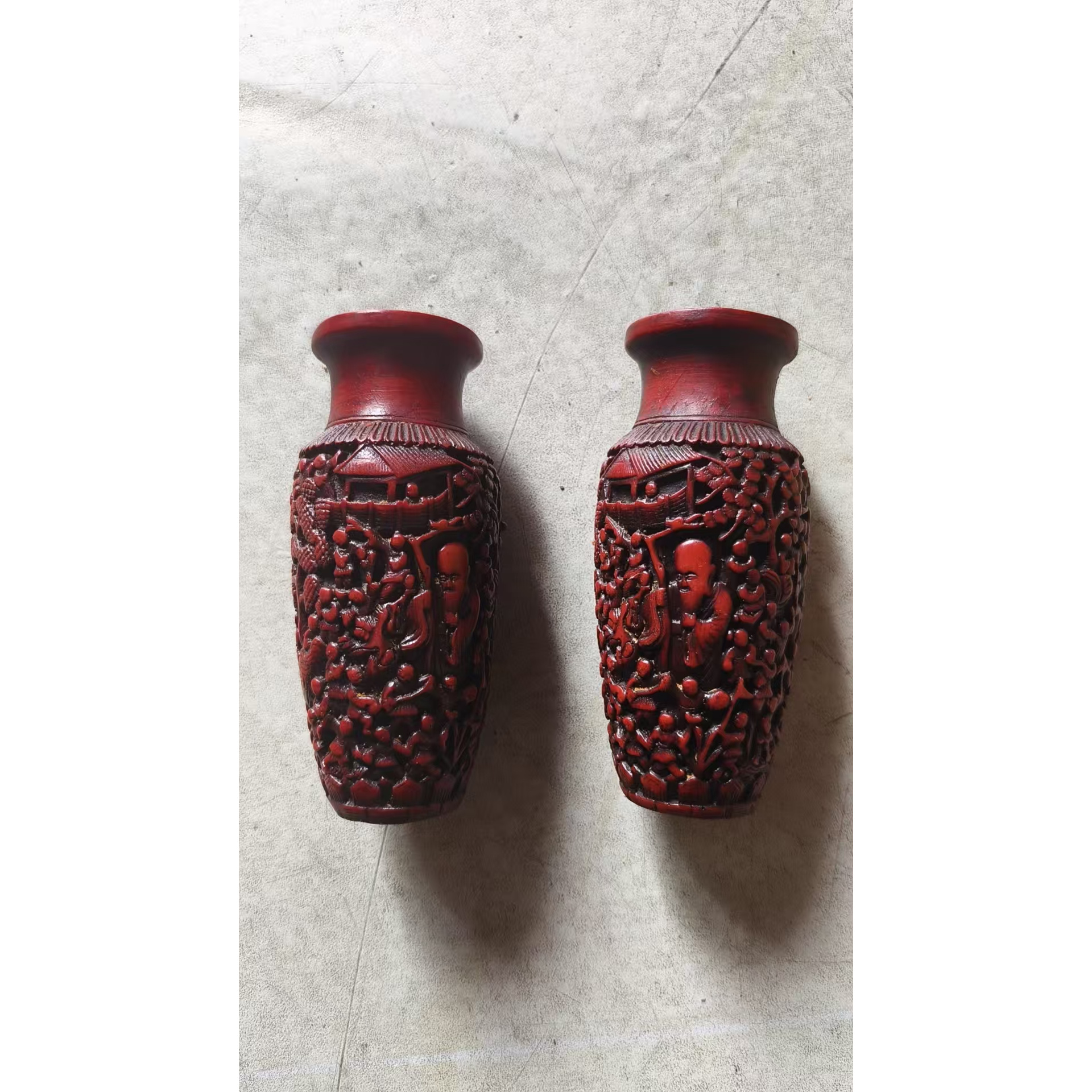 〖闪购链接〗红百子瓶摆件一对