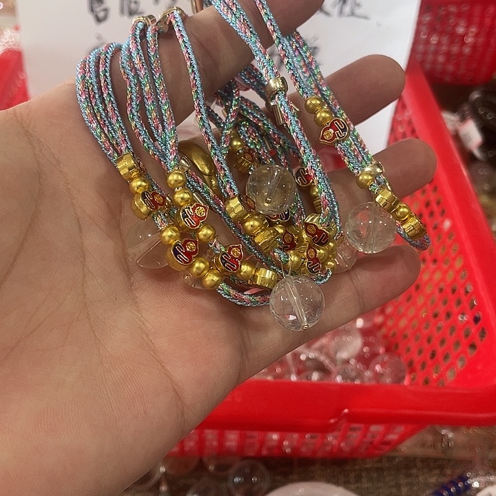 水晶手链未镶嵌水晶手绳