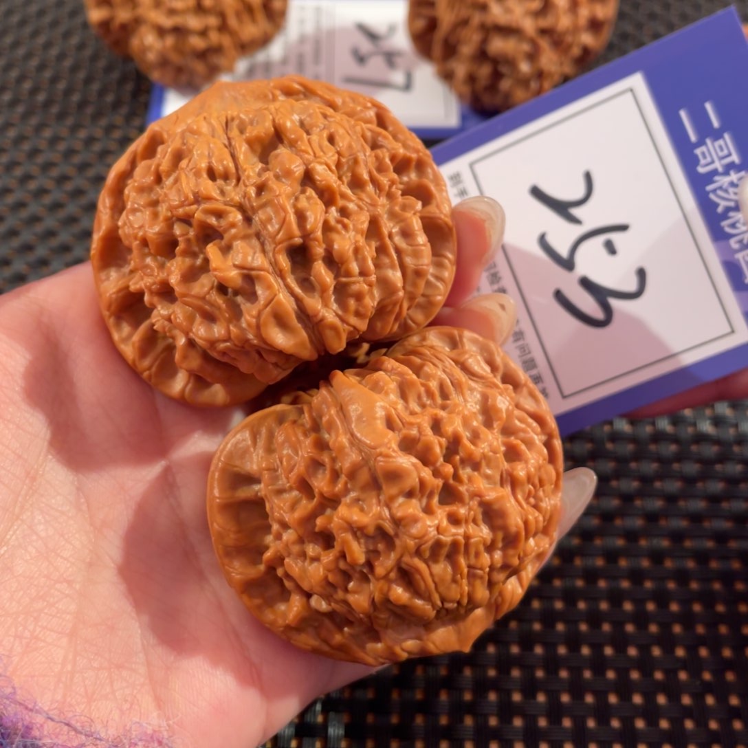 文玩核桃把件253号50尺官帽