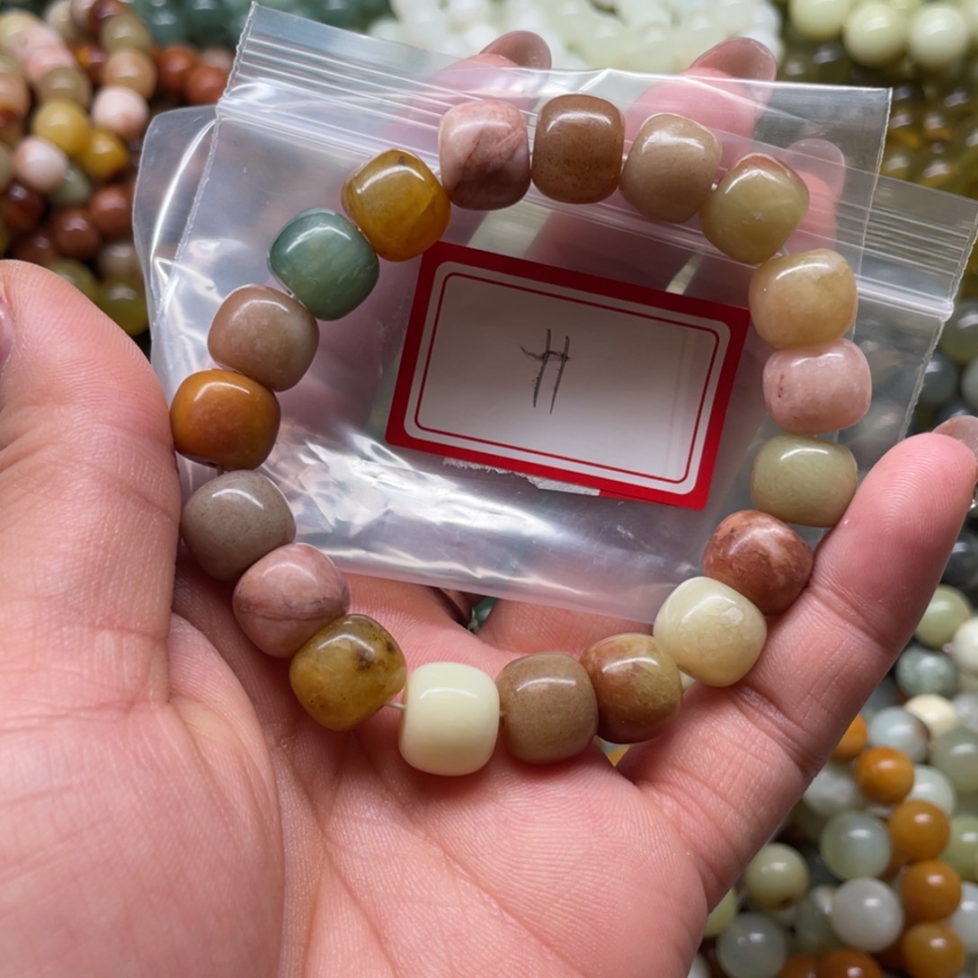 蛇纹石玉未镶嵌手串