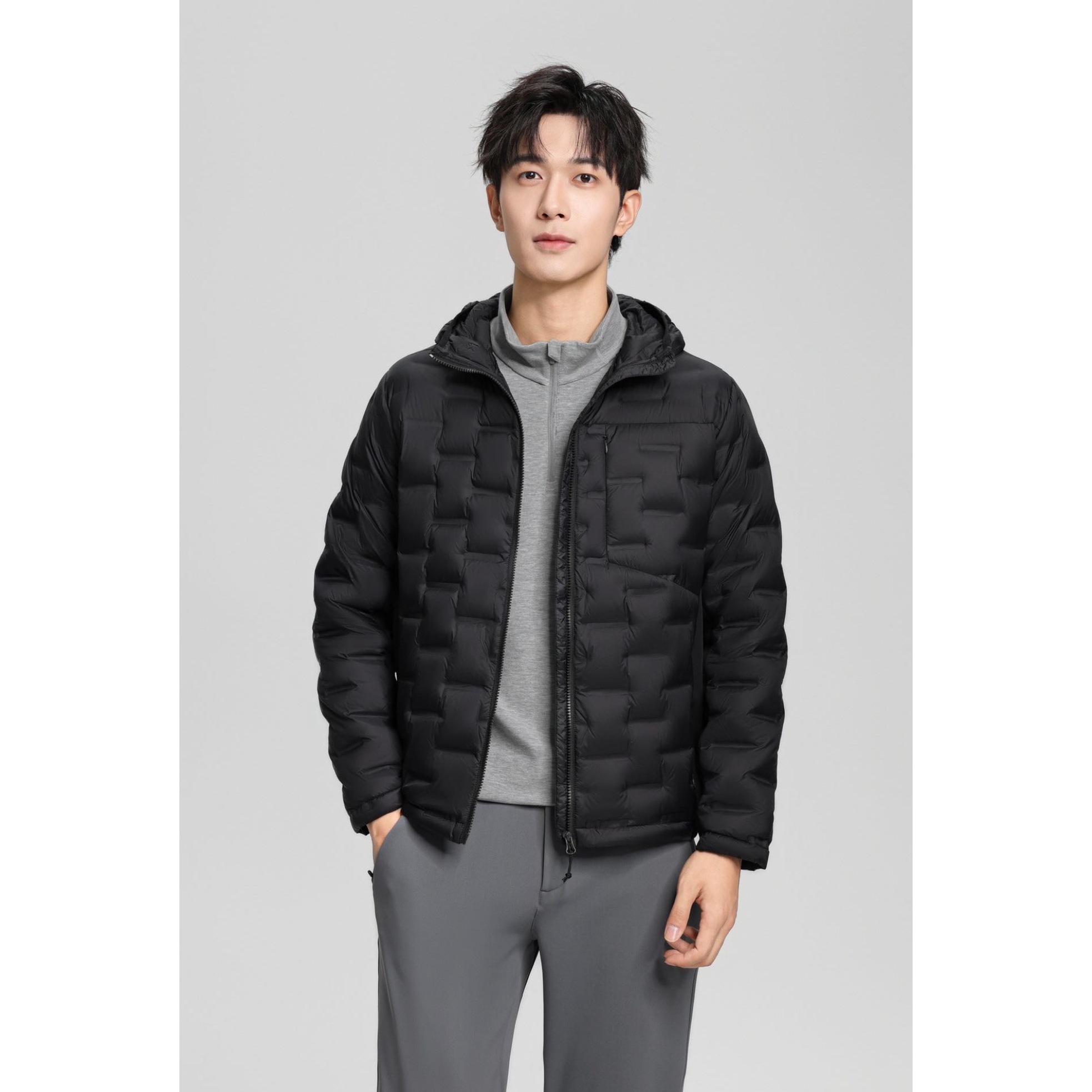 【坦姐严选 实体品质】2607云梯款男帽新国标羽绒服2607