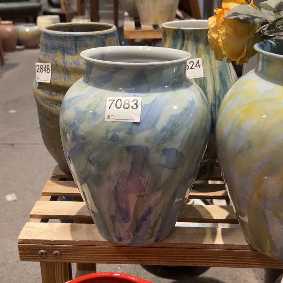 瓷片7083高27口12默认无孔的