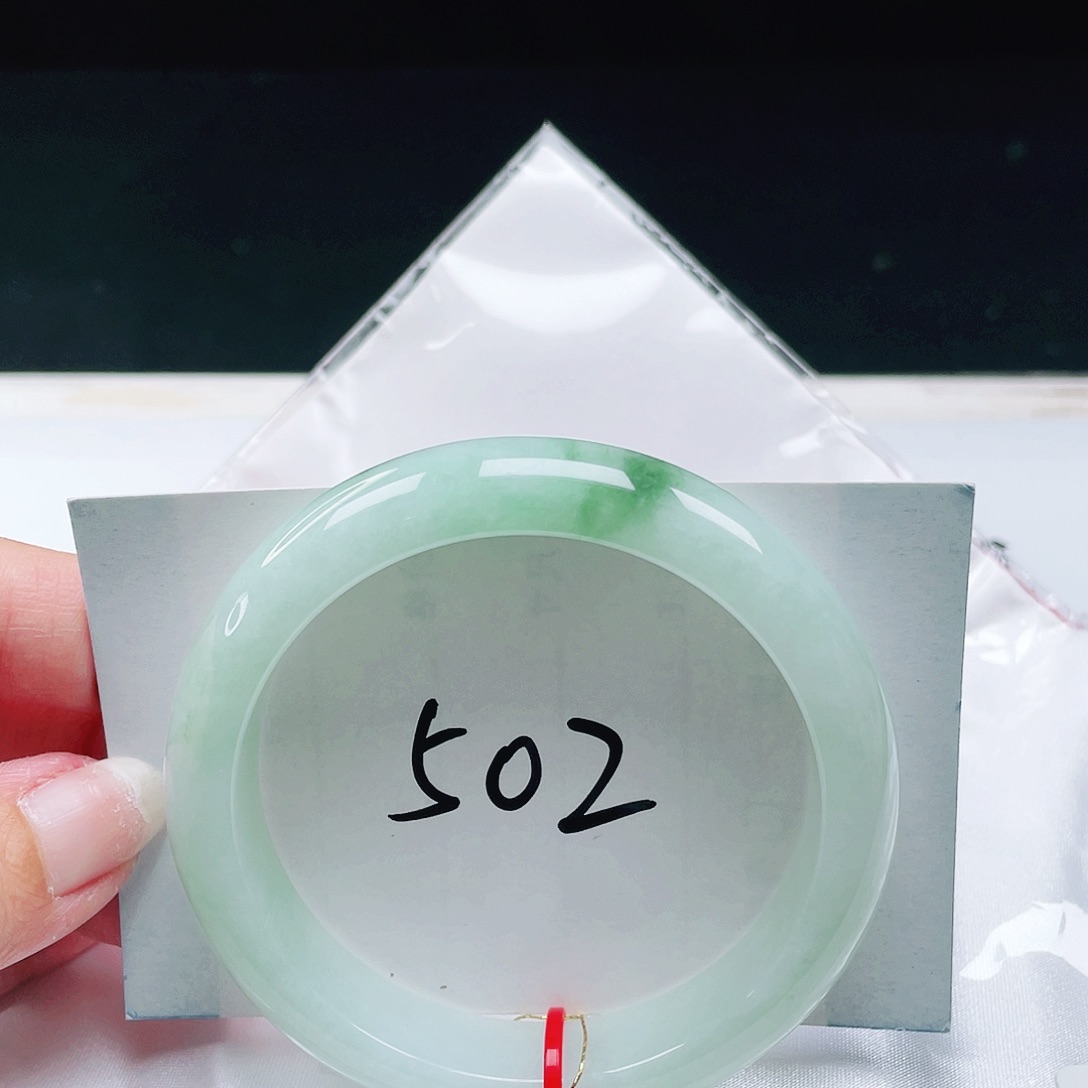 翡翠未镶嵌手镯缅甸翡翠57