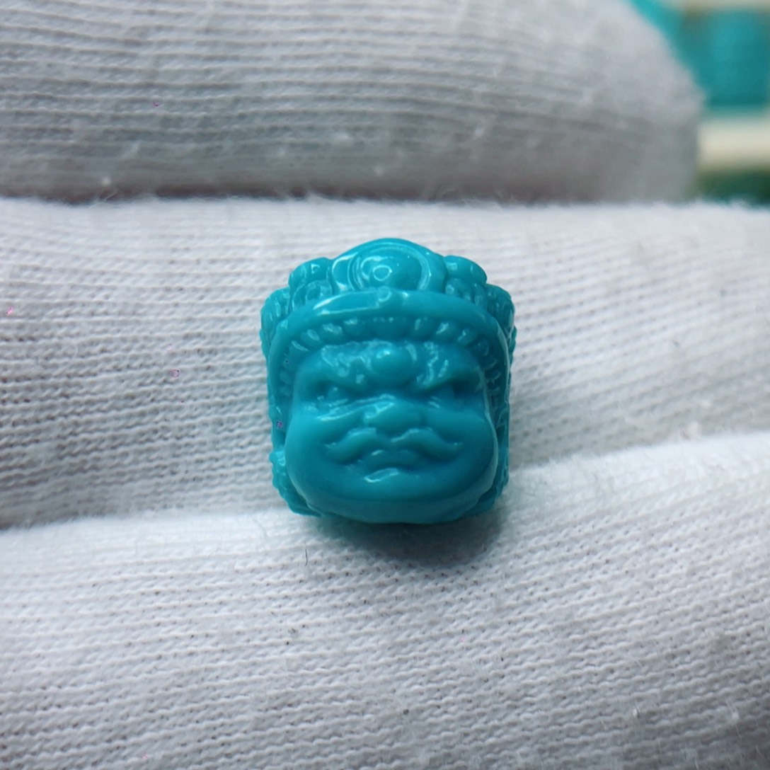 绿松石未镶嵌颈饰卡11.8-12.5-9.3