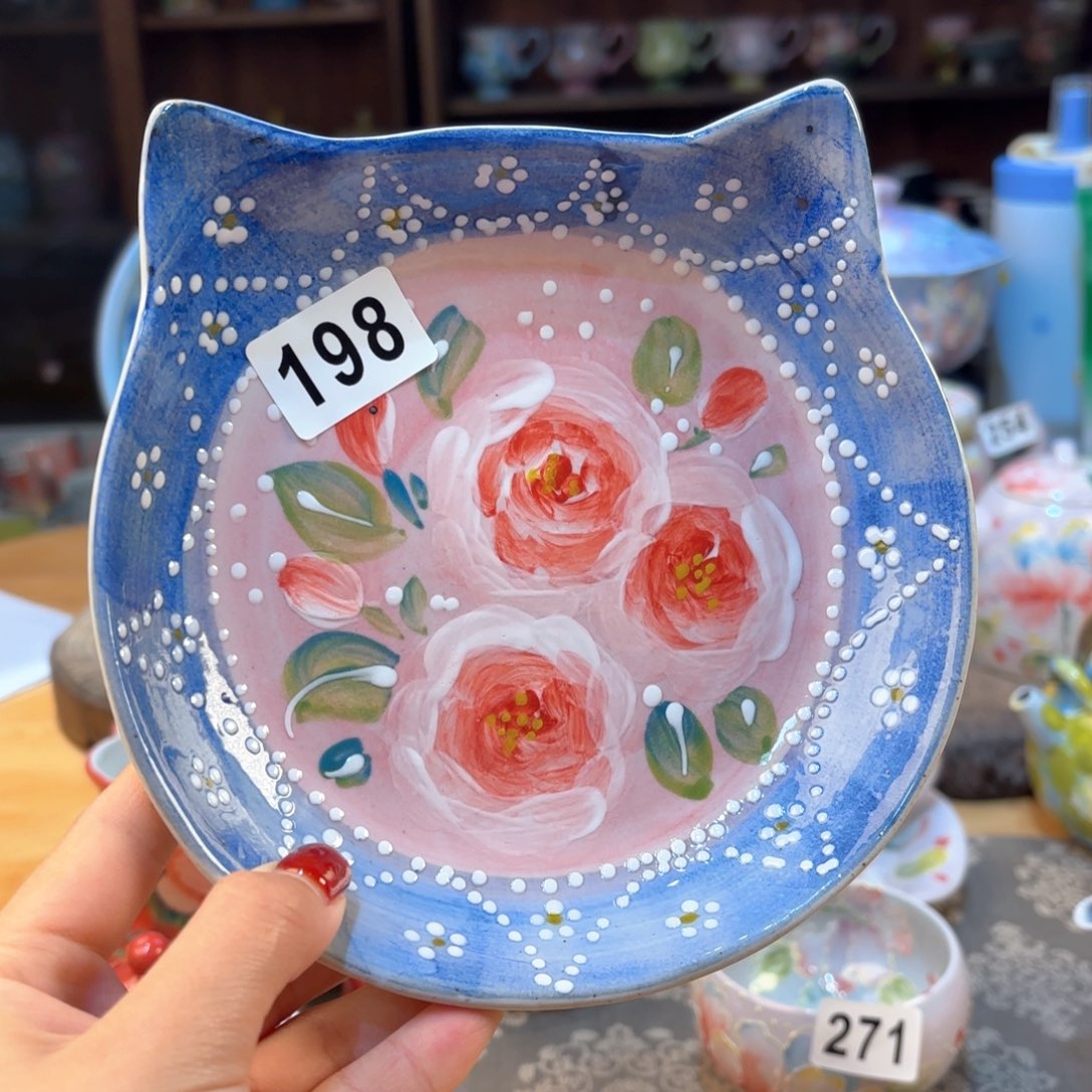 景德镇手绘高温釉下彩陶瓷茶具