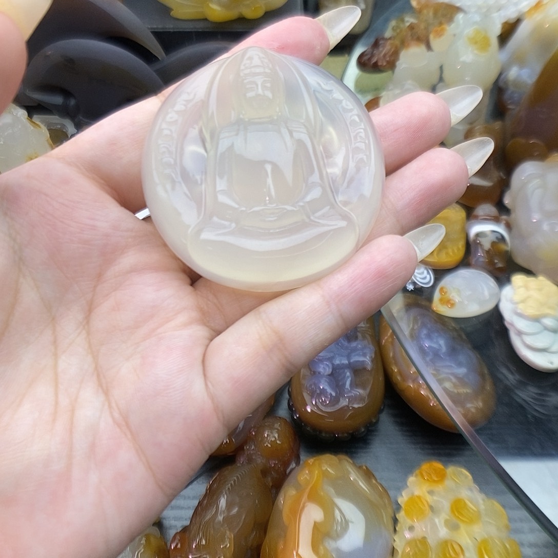 玛瑙/玉髓未镶嵌颈饰