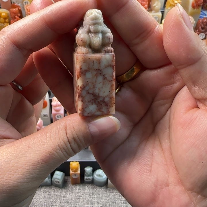 昌化石印石2.0厘米左右即可以完成制作