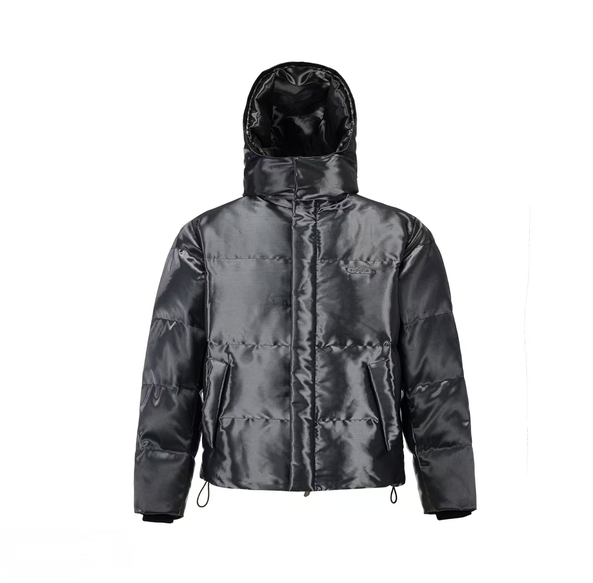 GD 流光金属液态轻奢时尚感棉服外套 男女同款