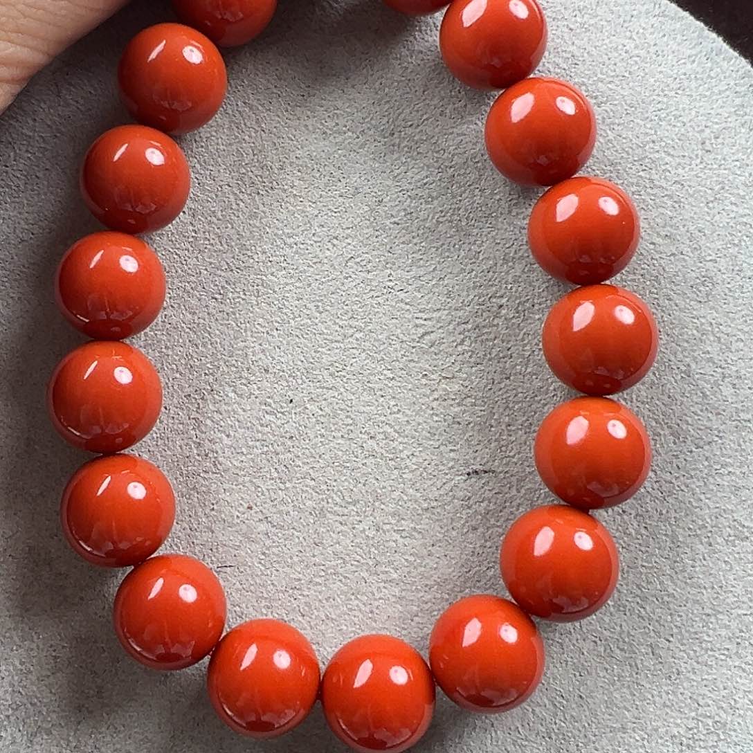 南红玛瑙手串未镶嵌
