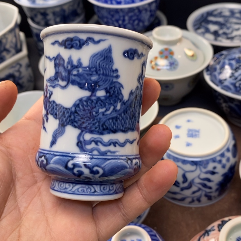 【闪购商品】景德镇青花主人杯