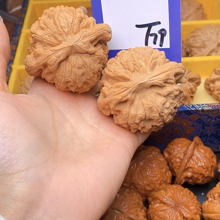 凡***子把件文玩核桃 文玩核桃龙鼎79