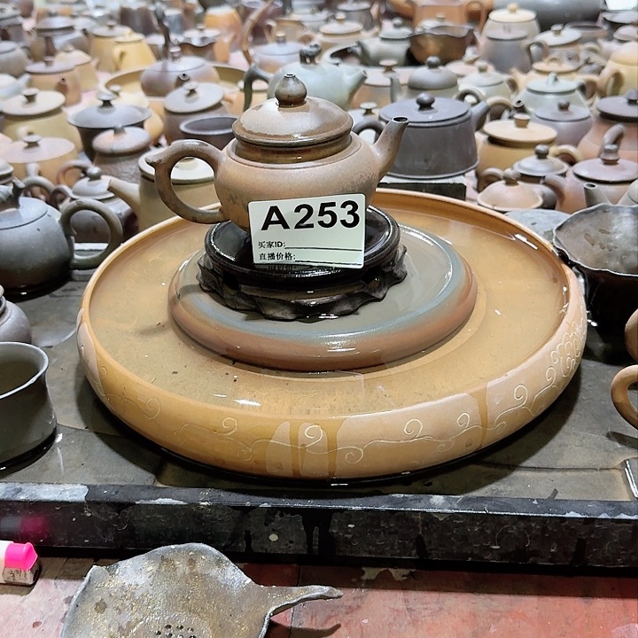 紫砂茶壶坭兴陶柴烧