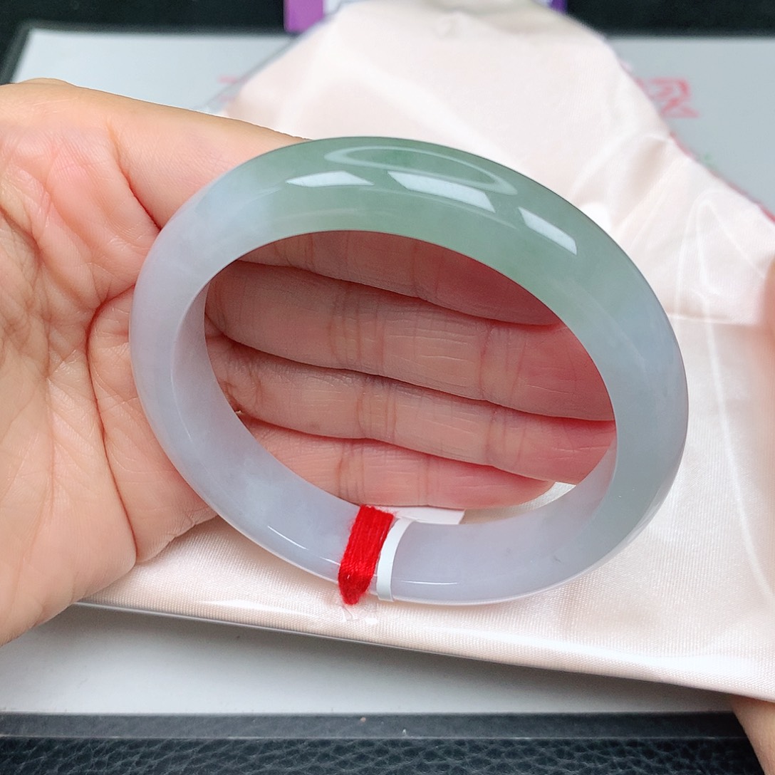 未镶嵌手镯翡翠新品半山水18