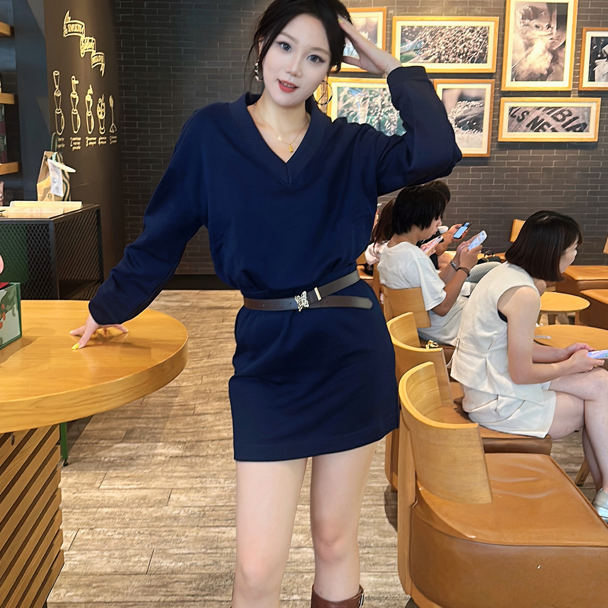 mithworld/女装针织连衣裙