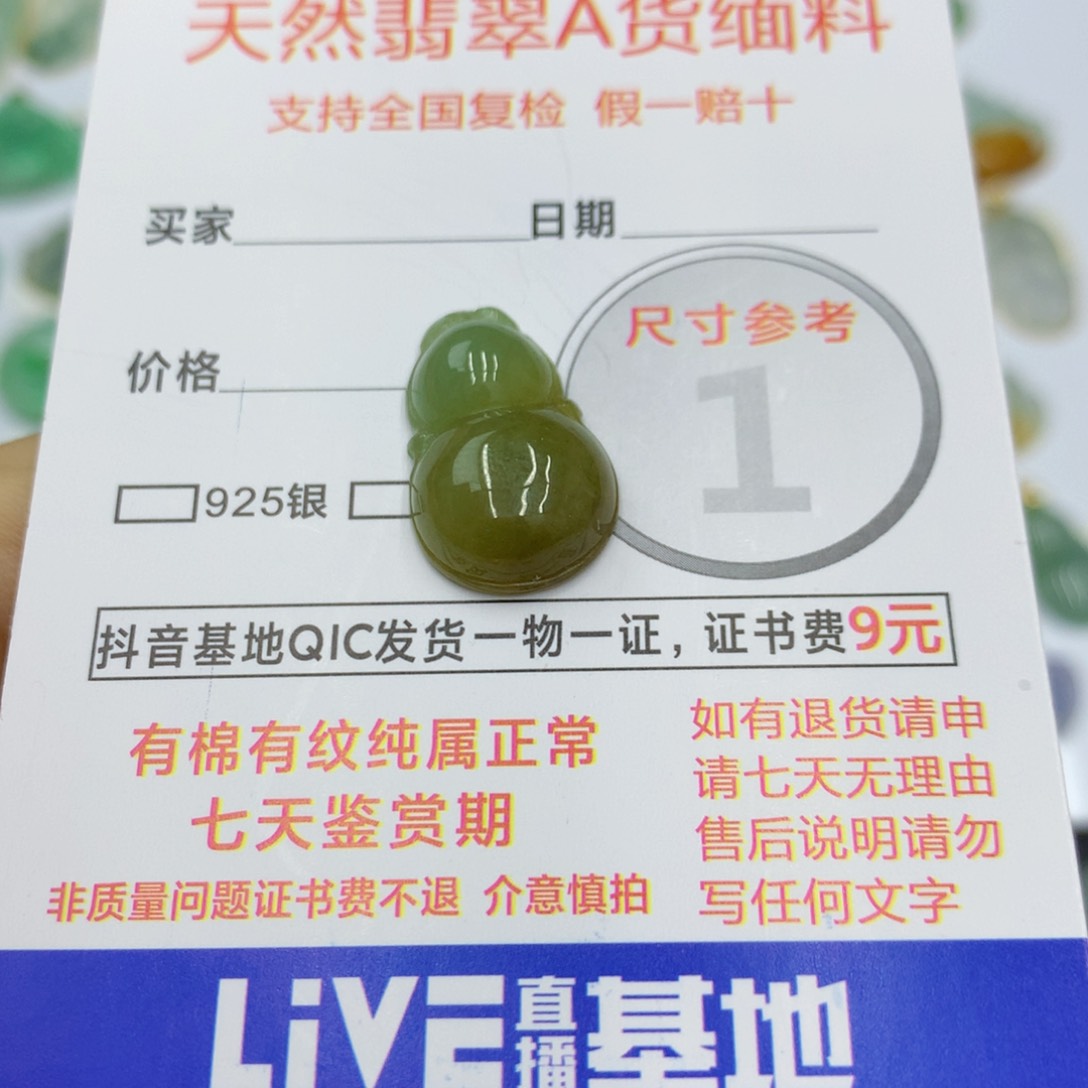 翡翠颈饰未镶嵌翡翠