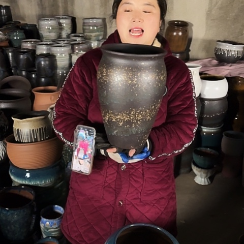 口20高31瑕疵盆子 