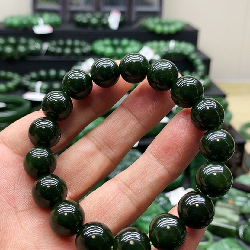 【闪购商品】和田玉（碧玉）手链未镶嵌