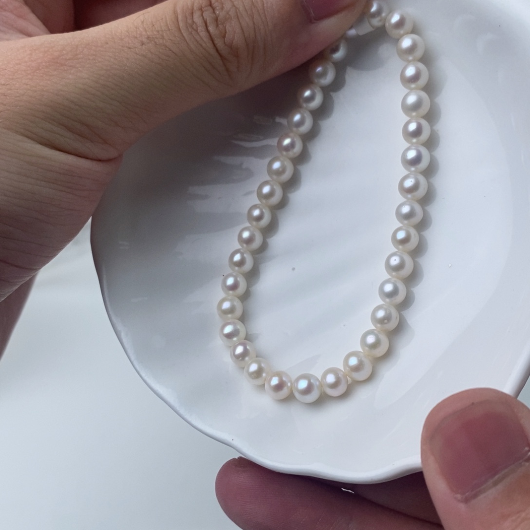 手链淡水珍珠银S925镶嵌103581