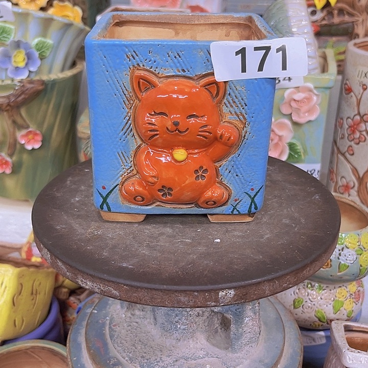 紫砂花盆粗陶材质多肉花盆