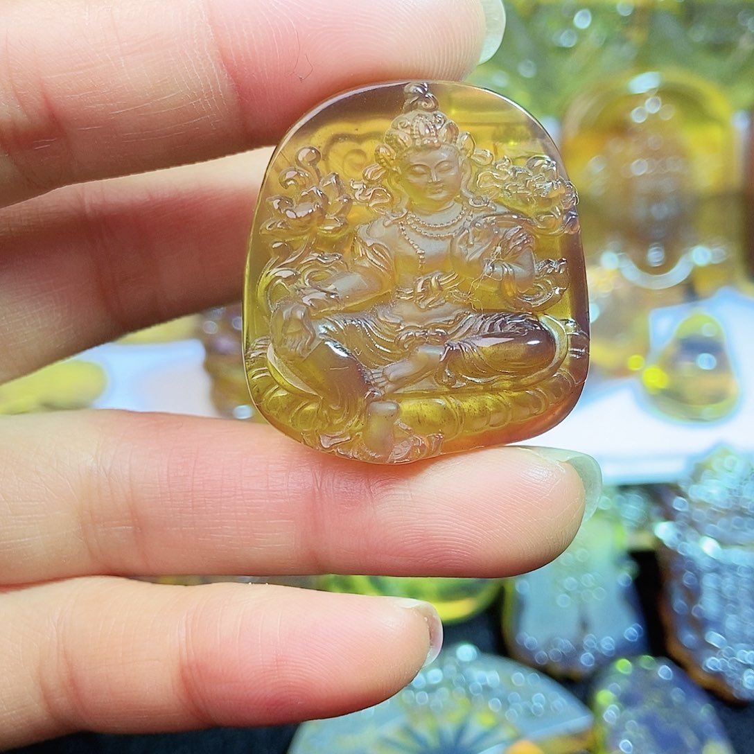 琥珀颈饰未镶嵌渡母23号