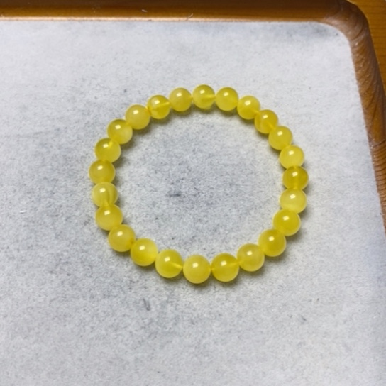 蜜蜡裸石未镶嵌手串