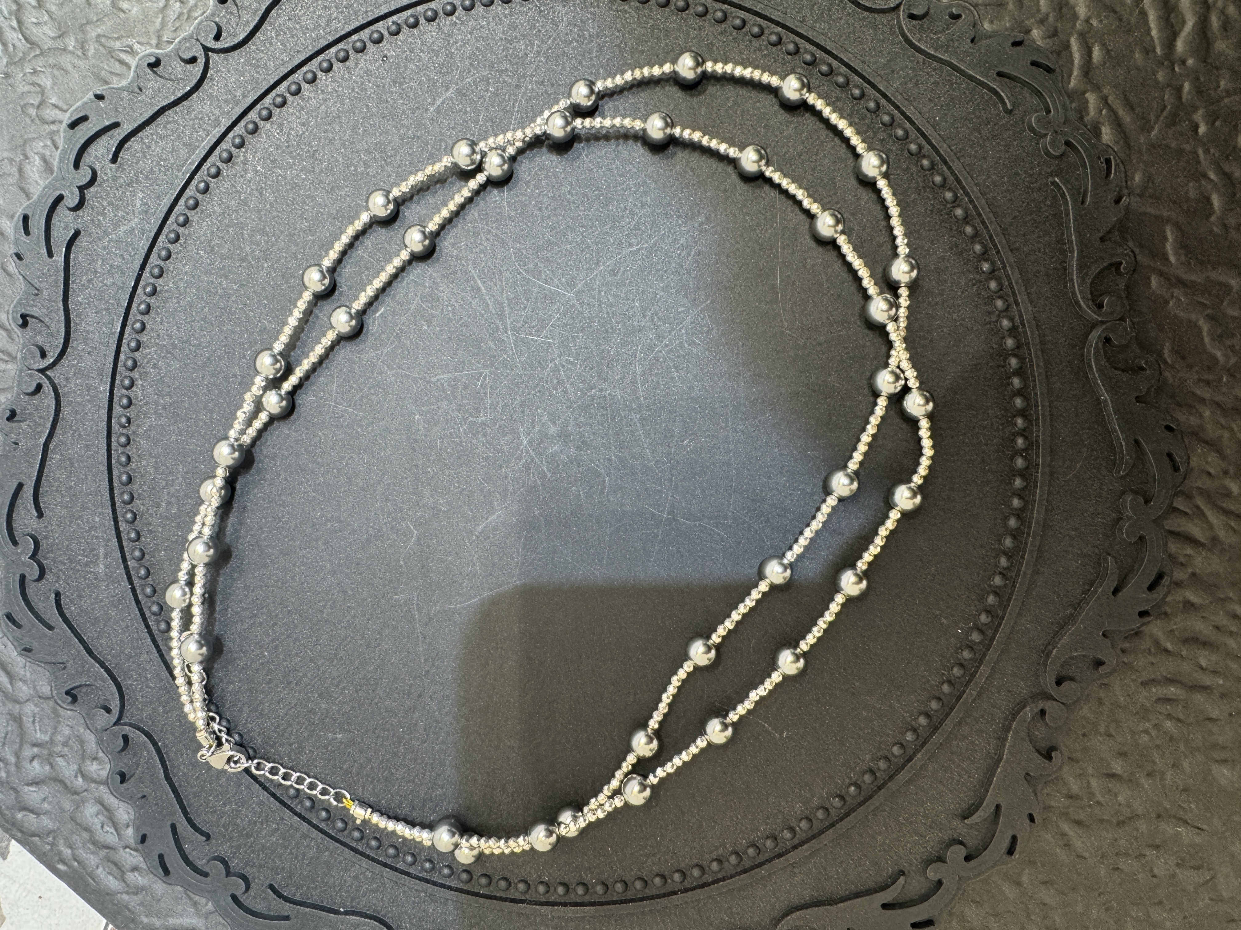 钛钢项链 钛钢项链LARVINA纯手工原创项链