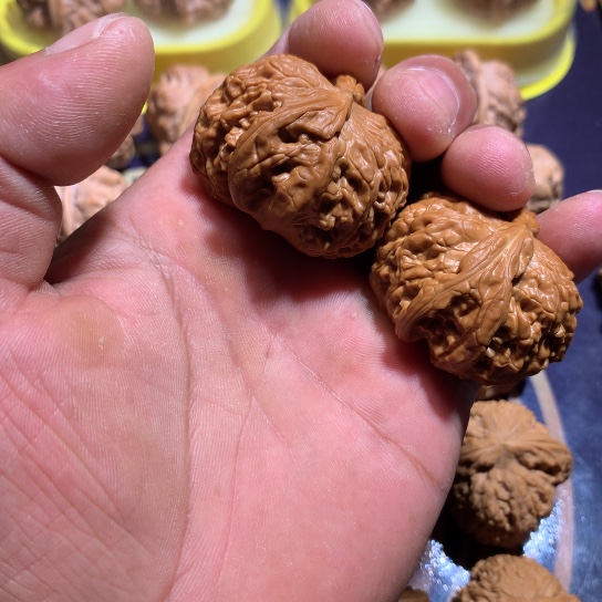 吊坠文玩核桃白狮子