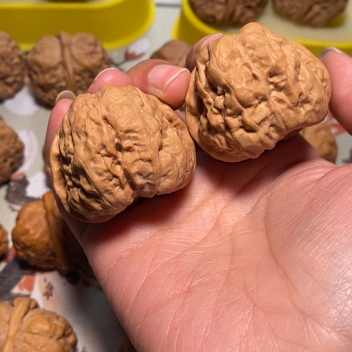 文玩核桃把件蛙蛙40全品肉蛙色差