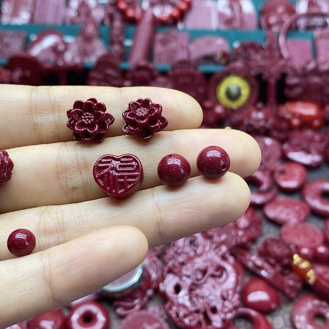 天然辰砂0000朱砂手链