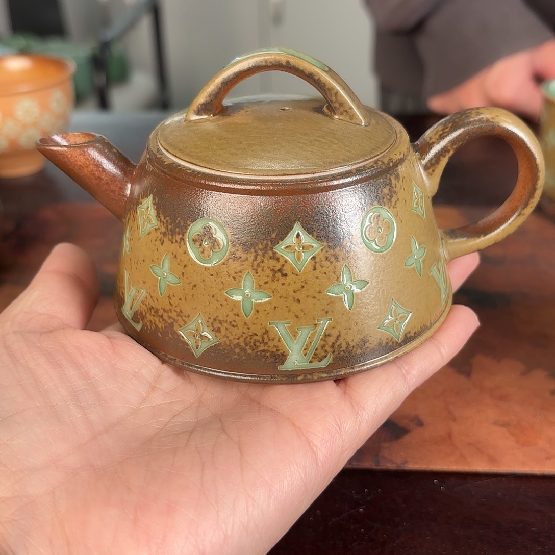 龙泉云间青瓷小米茶器