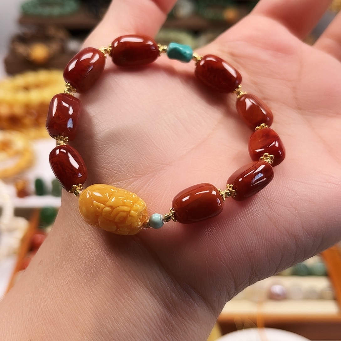 南红玛瑙1未镶嵌南红手串