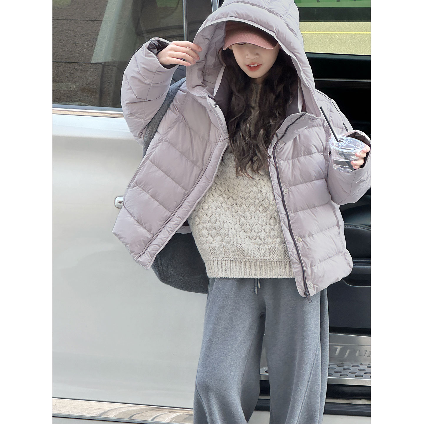 K30318孙小美白鸭绒排骨嵌线女童冬装羽绒服儿童加厚短款外套潮