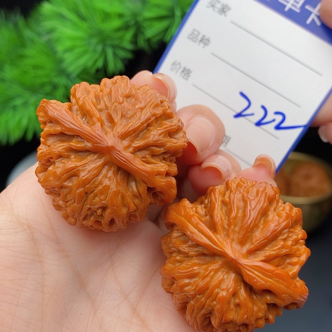 文玩核桃把件40苹果222