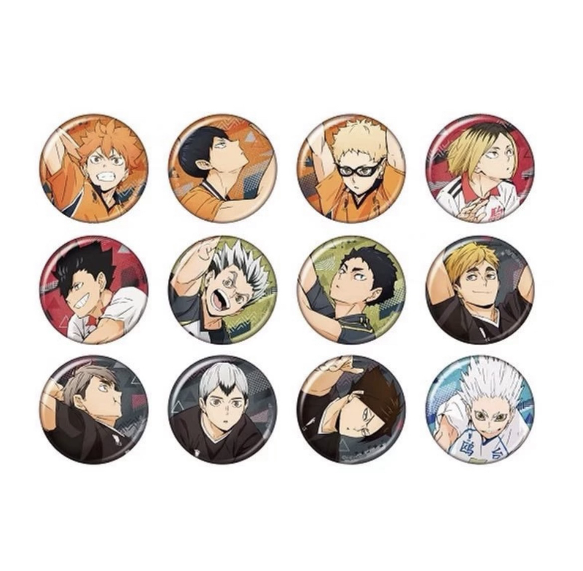 大清仓 【正版日谷】排球少年 击球闪吧唧徽章