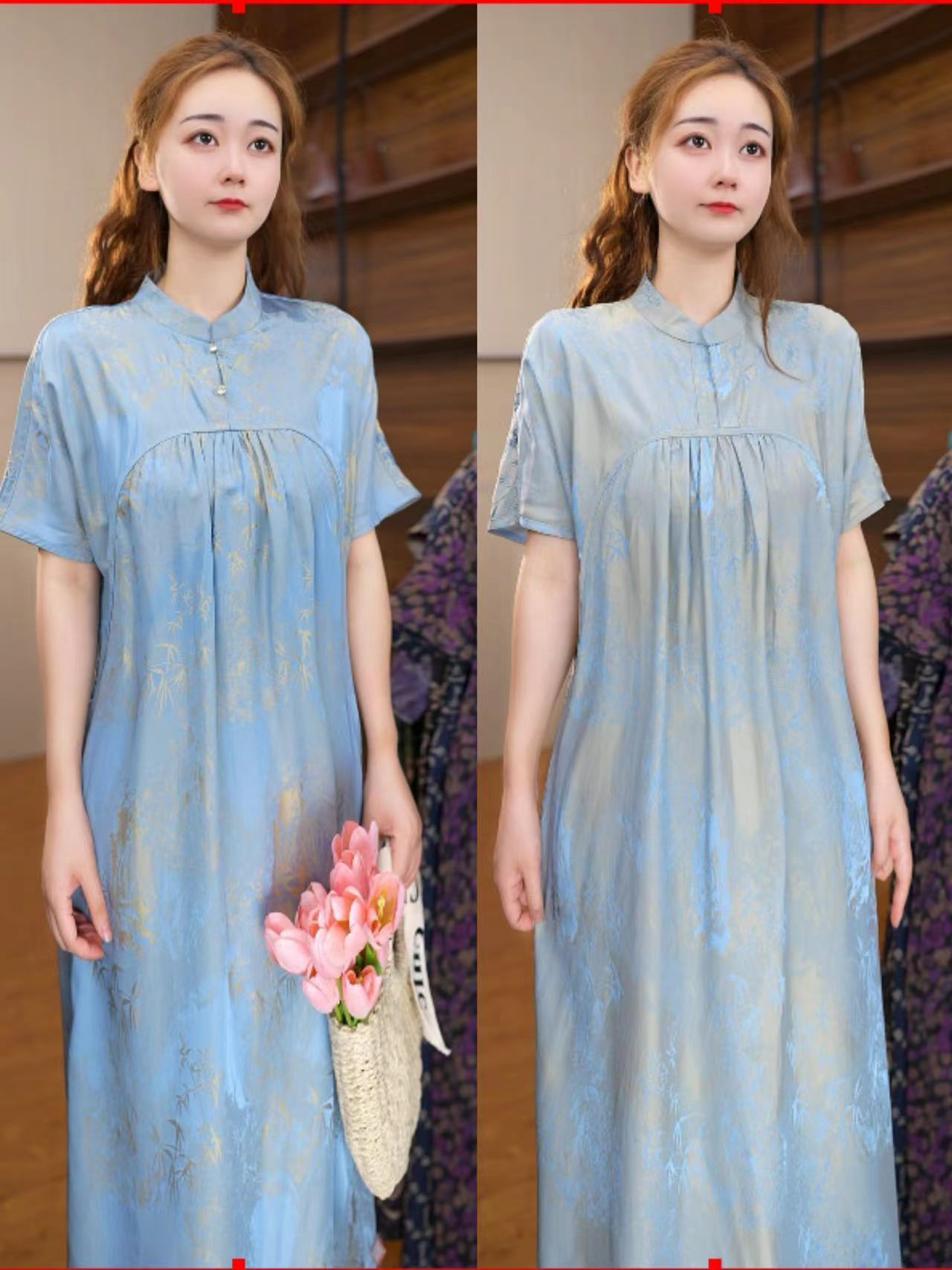 8667-17新款舒适时尚休闲连衣裙