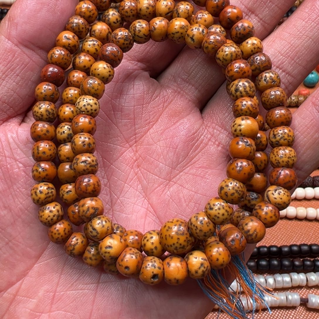 星月菩提吊坠手盘老星月菩提念珠