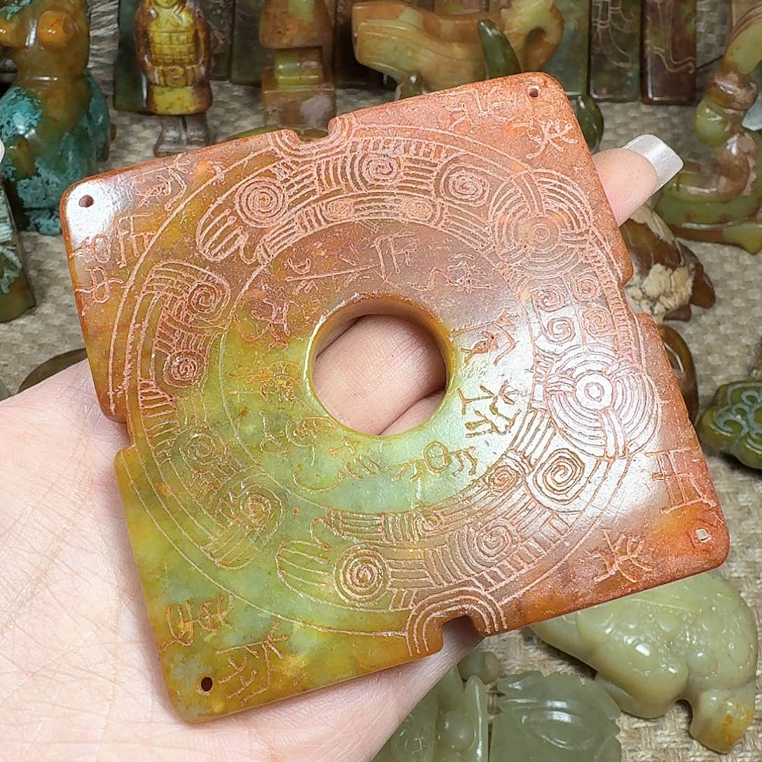 白玉菩提吊坠挂件