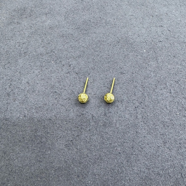 足银耳饰 A230-足银经典百搭耳钉一对