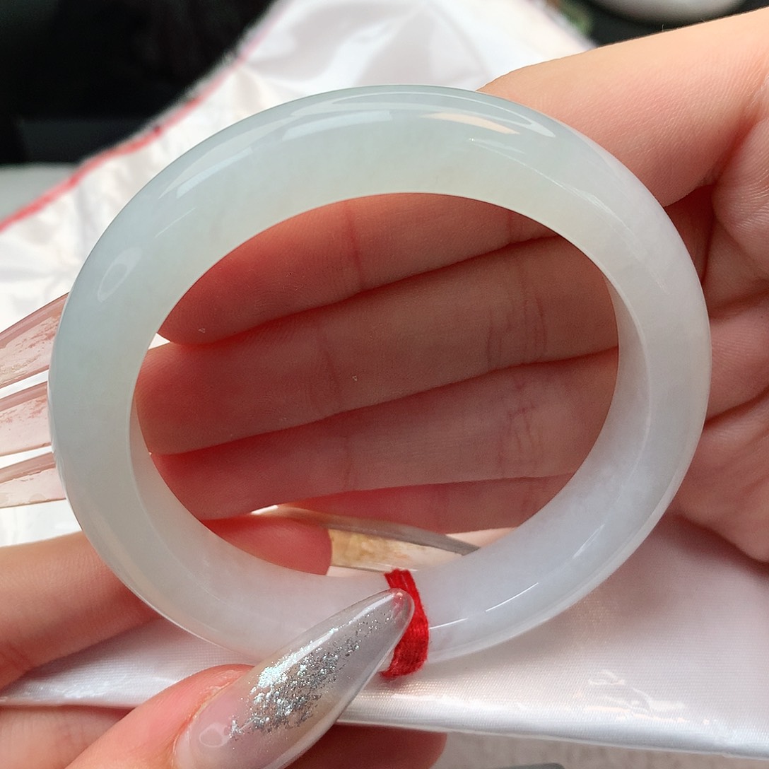 未镶嵌手镯翡翠正圈54