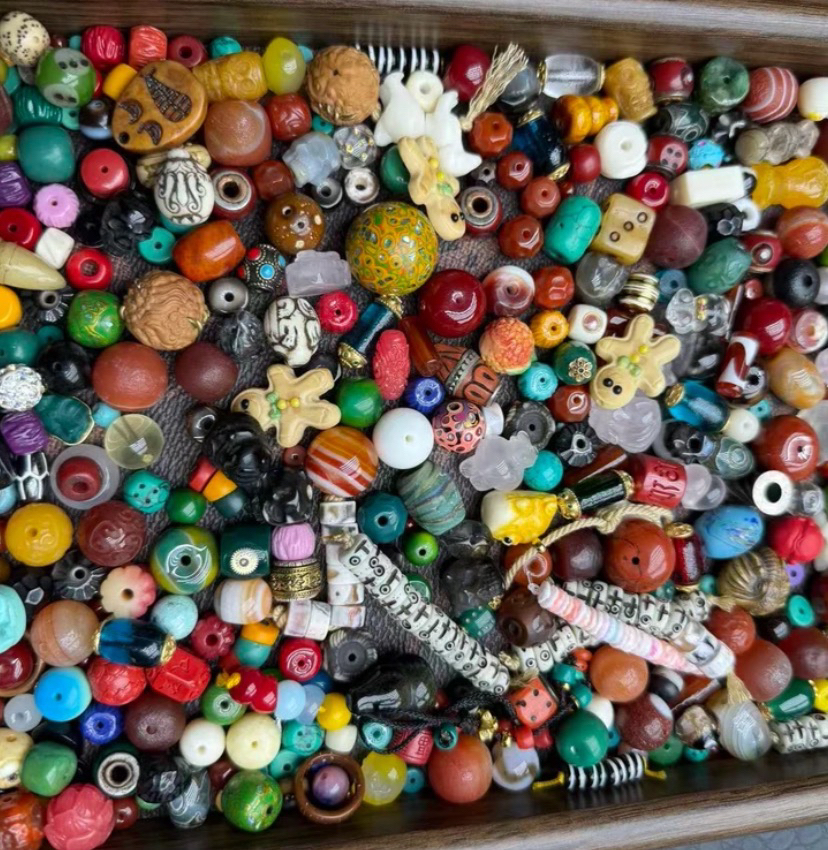 手工配件珠散珠圆珠饰品串珠材料编织穿珠