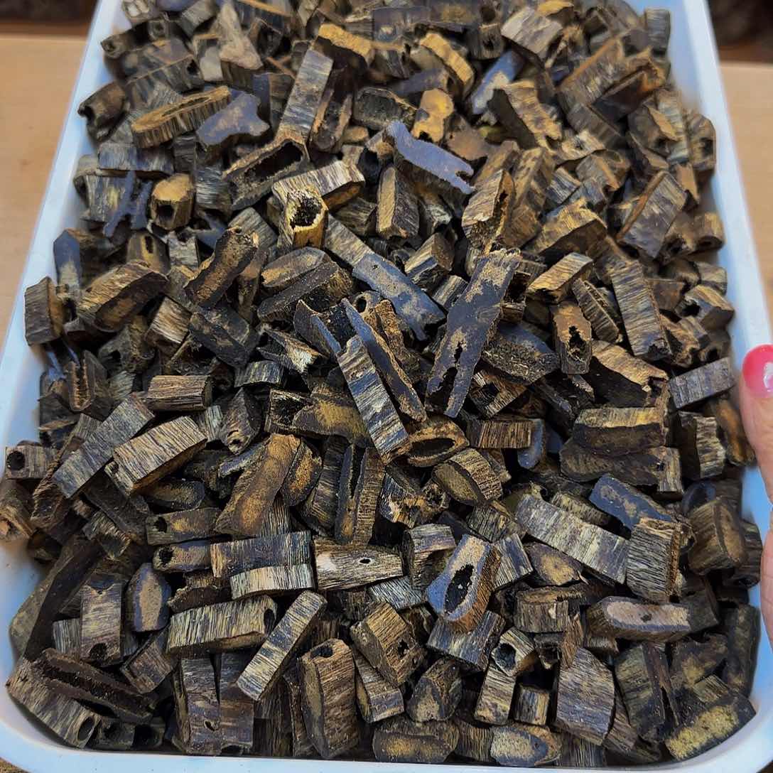 沉香沉香碎屑张勺子品种老树块料50g