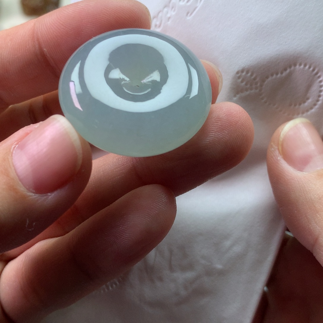 L***Y翡翠未镶嵌颈饰天然翡翠平安扣