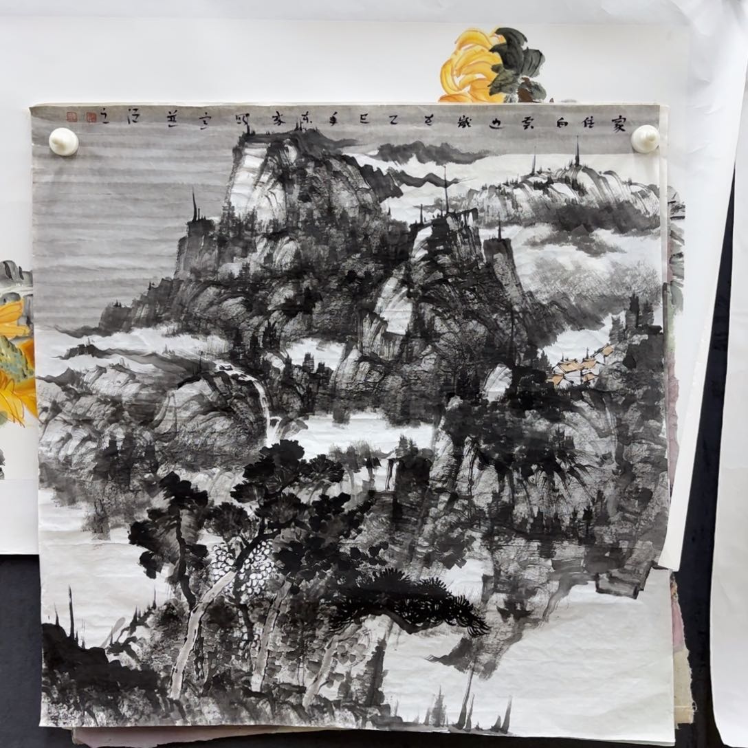 比***丘国画卡纸是我最喜欢用