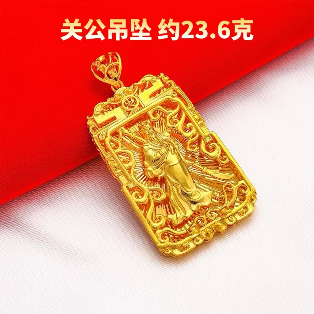 合金吊坠 关公吊坠 2025时尚大气潮流经典百搭吊坠男款精美项坠