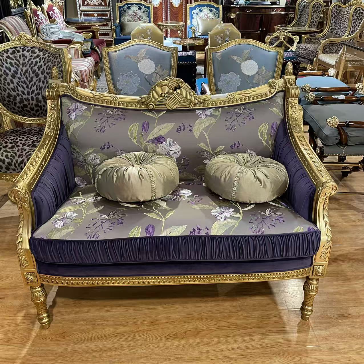 工厂直供  SF002ROM   双人位沙发 130*62*105