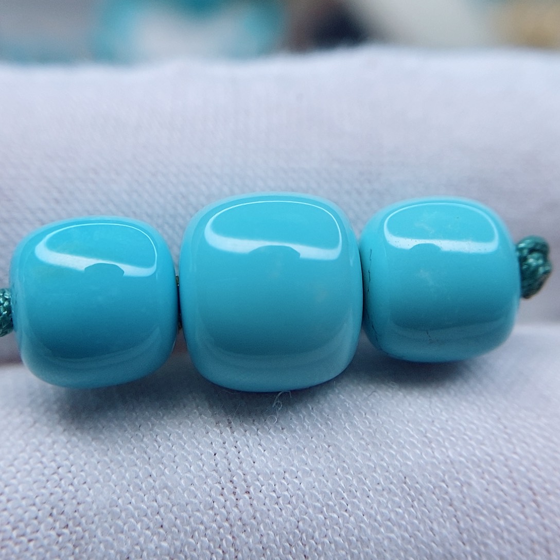 绿松石顶腰珠10.5/8.5未镶嵌