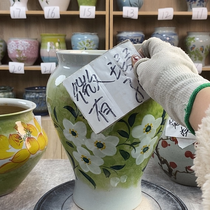 缸23cc景德镇陶瓷花盆