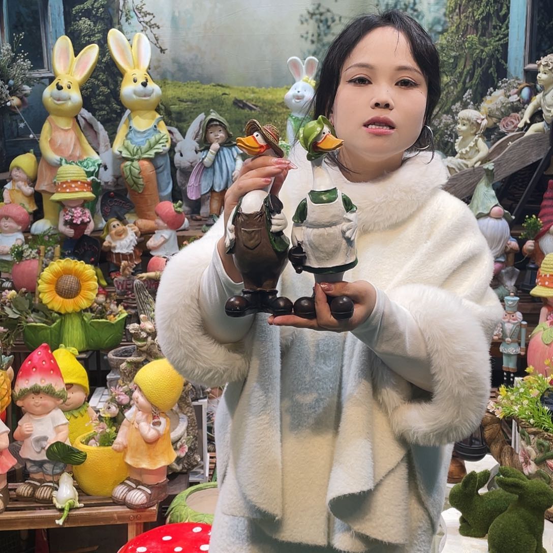 摆件花园摆件红红火火